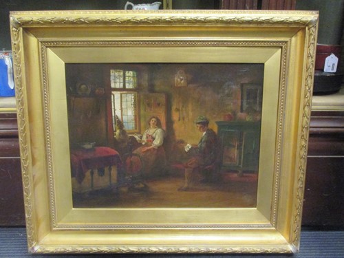 Lot 238 - Carl Kricheldorf (1863-1931), a young couple,...