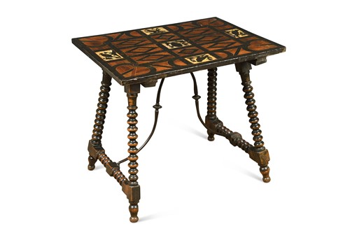 Lot 219 - A Spanish occasional table, 19th century