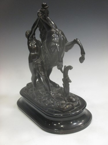 Lot 60 - Bronze Marly Horse