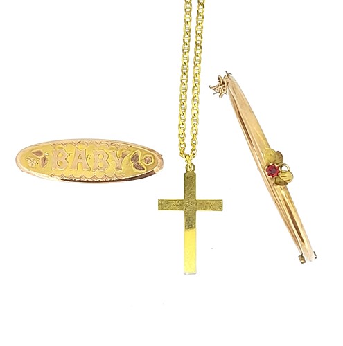 Lot 52 - A trio of christening jewels