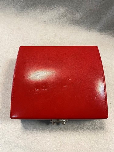Lot 256 - Cepi Pelletterie - A handmade leather and suede travelling watch case