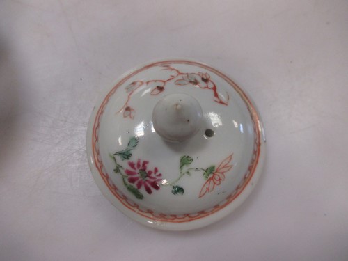 Lot 12 - An 18th century Chinese tea pot, 13.5cm high...