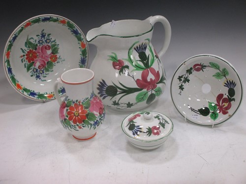 Lot 51 - Two early 20th century part wash sets retailed...