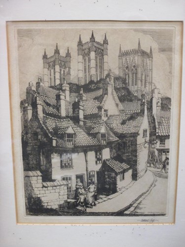 Lot 211 - Harold Coop (1890-1930), four etchings of...