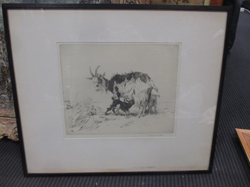 Lot 213 - Winifred Austen (British, 1876-1964), Goats,...