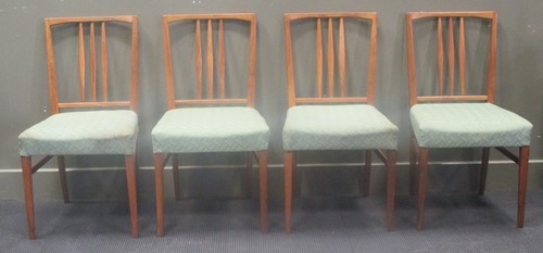 Lot 354 - A set of four Gordon Russell teak dining...