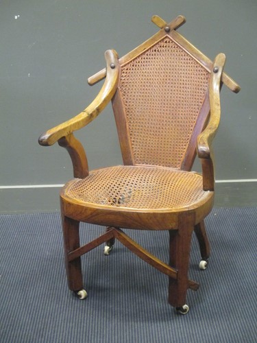 Lot 459 - An early 20th century mahogany armchair, with...