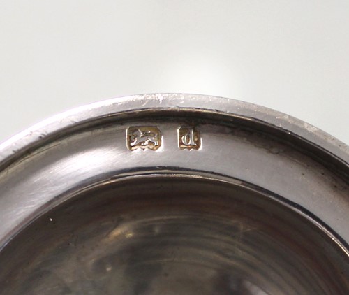 Lot 388 - An Edward VII silver 2 piece cafe au lait set