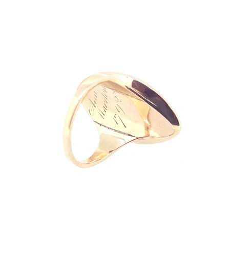 Lot 44 - A Georgian lover's eye portrait miniature ring