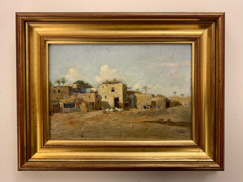 Lot 271 - L*** Zullo, Moroccan landscape, signed lower...