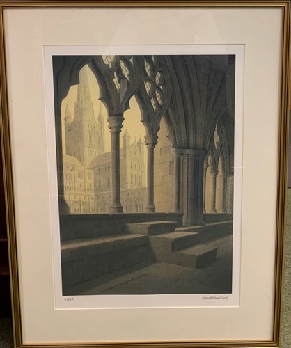 Lot 226 - Gerard Stamp (Contemporary), Norwich Cathedral...