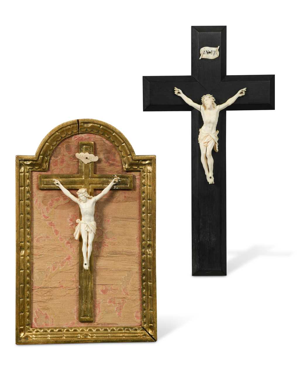 Lot 190 - Two ivory Corpus Christie, 19th century