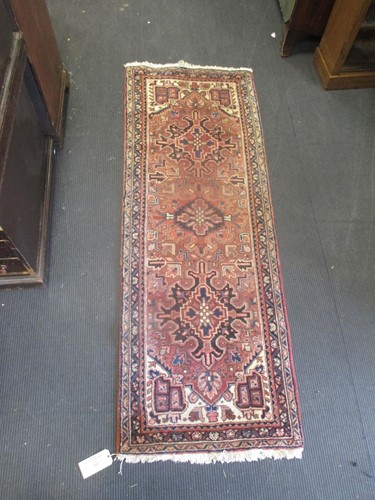 Lot 597 - A Grawan style runner 217 x 76cm