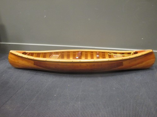 Lot 122 - A modern scale model long boat, made using...