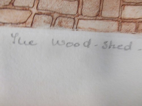 Lot 333 - A small signed woodcut by Ulla Frisch, another...