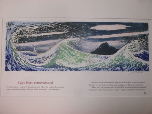 Lot 333 - A small signed woodcut by Ulla Frisch, another...