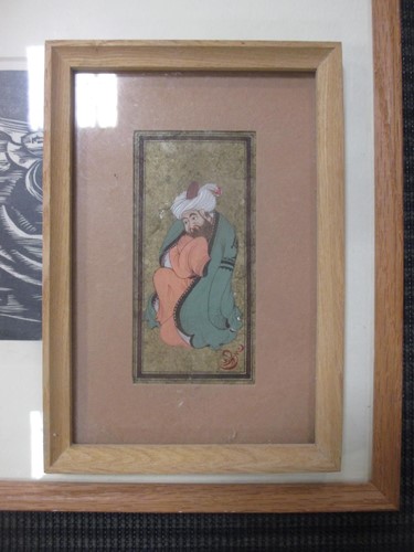 Lot 333 - A small signed woodcut by Ulla Frisch, another...