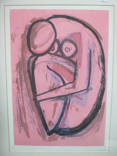 Lot 298 - Ion Mirea (1912-1987) Moldavian Nude, 1966,...