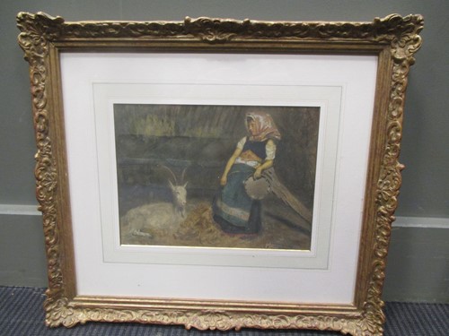 Lot 287 - Amy Fisher (fl.1866-1885) A Gypsy Girl with a...