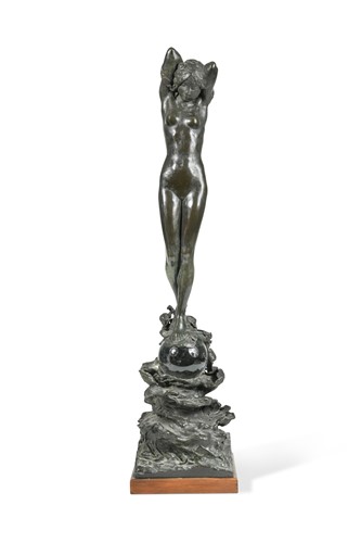 Lot 40 - John Macallan Swan (British, 1847–1910), Female nude, 1899