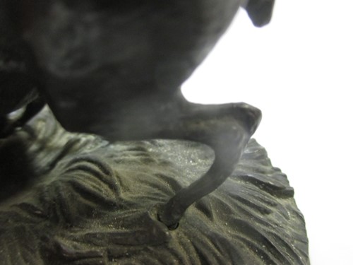 Lot 39 - P.J.Mene, a small bronze model of a deer,...