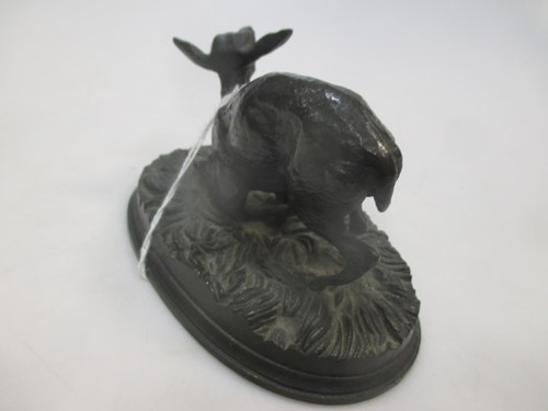 Lot 39 - P.J.Mene, a small bronze model of a deer,...