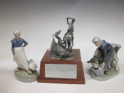 Lot 84 - Four Baccarat Royal family glass paperweights,...