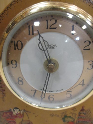 Lot 44 - Two Chinoiserie case mantel clocks with...