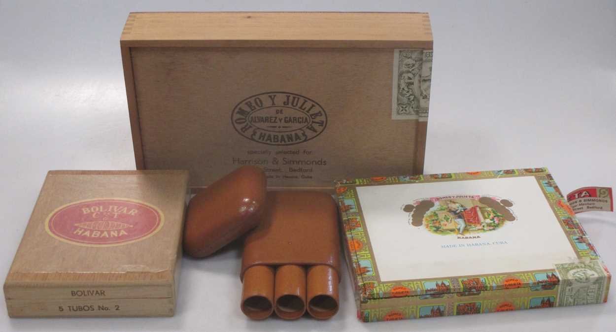 Lot 45 - A collection of Cuban cigars in three boxes...