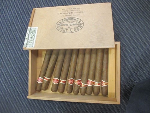 Lot 45 - A collection of Cuban cigars in three boxes...
