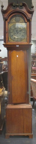 Lot 314 - An oak longcase clock, signed Gabl Smith,...