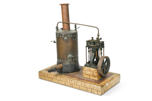 Lot 631 - A model live steam plant