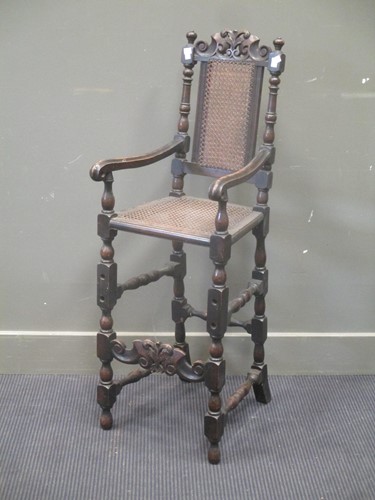 Lot 375 - A child's wheelback windsor armchair and a...