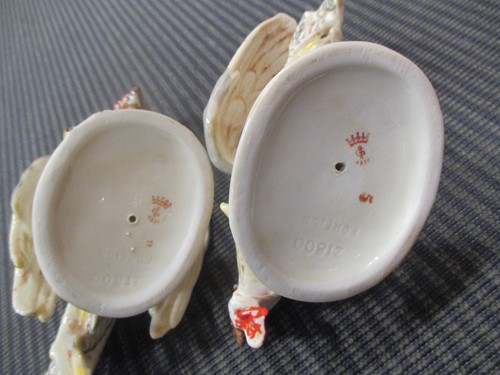 Lot 24 - Collection of model china cockerells and a...