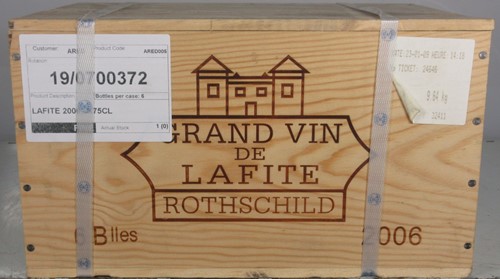 Lot 458 - Chateau Lafite, Pauillac 1er Cru 2006