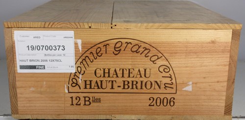 Lot 456 - Chateau Haut Brion, Pessac-Leognan Graves 1er Grand Cru Classe 2006
