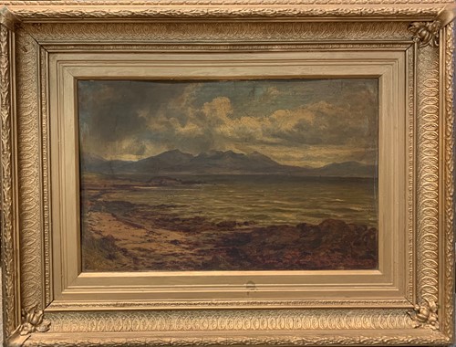 Lot 255 - A 19th Century Coastal landscape with...