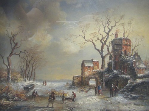 Lot 240 - After Fredrik Marinus Kruseman, Winter...