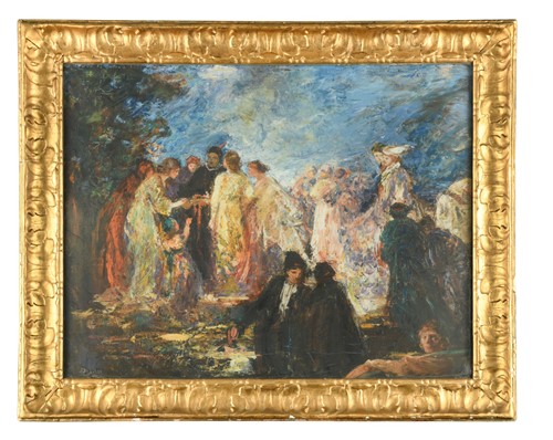 Lot 129 - Tom Edwin Mostyn, ROI, RWA, RCA (British, 1864-1930)