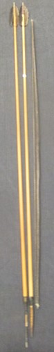 Lot 134 - Two Amazonian hunting arrows, together with a...
