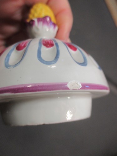 Lot 38 - A pair of continental faience two-handled...