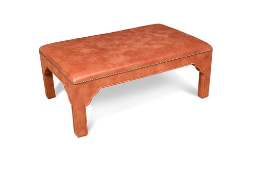 Lot 289 - An upholstered stool, 20th century