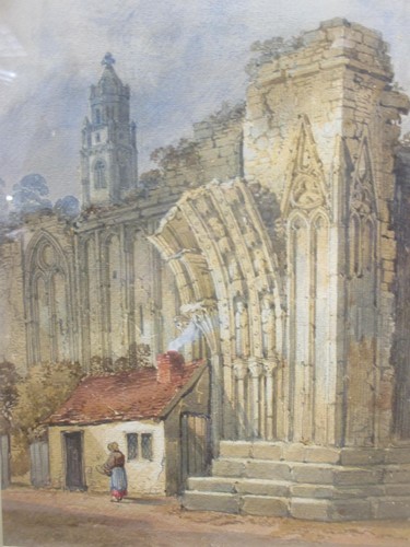 Lot 261 - Manner of John Sell Cotman A woman walking...