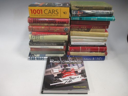 Lot 512 - Various books on motor racing, cars,...