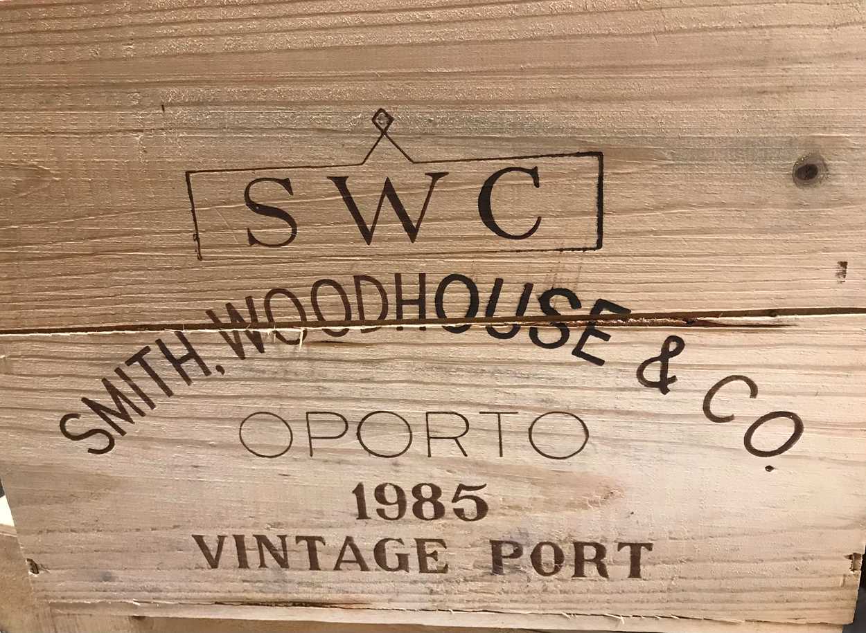 Lot 464 - Smith Woodhouse vintage port 1985