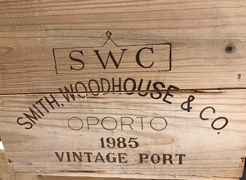 Lot 464 - Smith Woodhouse vintage port 1985