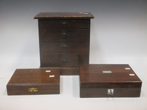 Lot 71 - A cased set of fruit knives and forks with...