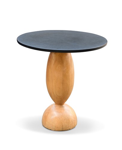 Lot 176 - A 20th century slate top occasional table