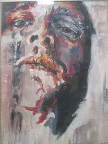 Lot 219 - A group of three modern oils, to include...