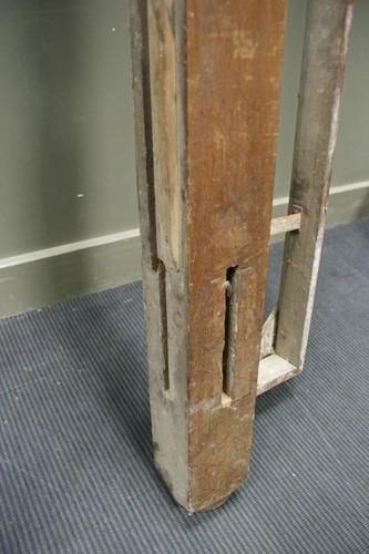 Lot 354 - A pair of early Victorian mahogany bed posts...
